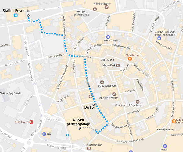 Looproutes naar De Tor